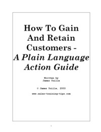 How to gain and retain customers eBook cover