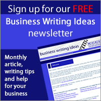 business writing newsletter